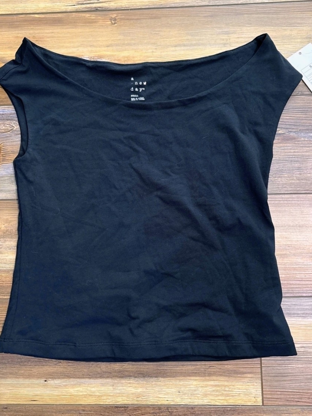 a new day Black Scoop Neck Tank Top